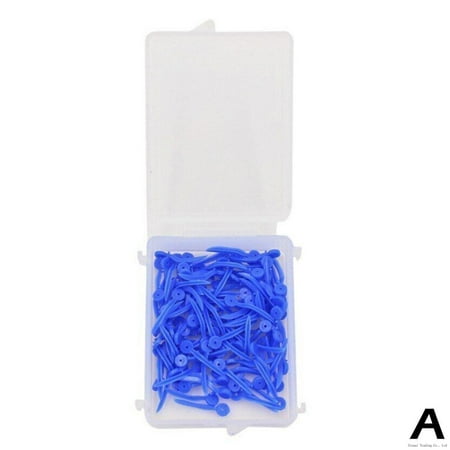 100Pcs Disposable Dental Wedges Medical Plastic Arc Concave Design Wedges NEW