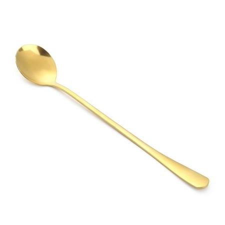 TBOLINE New Long Handle Stainless Steel Ice Spoon Coffee Tea Spoons Tableware (Gold)
TBOLINE New Long Handle Stainless Steel Ice Spoon Coffee Tea Spoons Tableware (Gold)