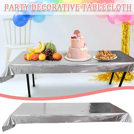 Party Decorations Foil Wavy Striped Tablecloth Party Holiday Tablecloth Tabletop Decoration Cloth
Party Decorations Foil Wavy Striped Tablecloth Party Holiday Tablecloth Tabletop Decoration Cloth