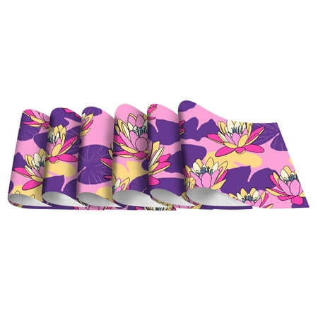 eloria Floral Printed Table Heat Resistant Placemats Dining Table Mats With Napkins Cotton Canvas Size : 12x18 Inches | Pack of 6
eloria Floral Printed Table Heat Resistant Placemats Dining Table Mats With Napkins Cotton Canvas Size : 12x18 Inches | Pack of 6