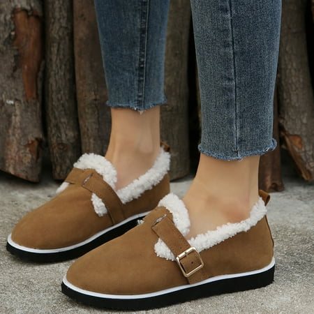 Cathalem Snow Boots for Women Size 11 Ladies Fashion Retro Solid Color Suede Belt Buckle Warm Plush Womens Snow Boots Size 7 1/2 Brown 7
Cathalem Snow Boots for Women Size 11 Ladies Fashion Retro Solid Color Suede Belt Buckle Warm Plush Womens Snow Boots Size 7 1/2 Brown 7