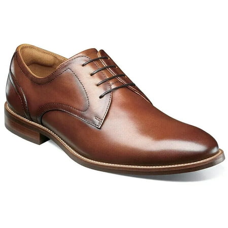 Men s Florsheim Rucci Plain Toe Oxford Dress Shoes Cognac 13385-221