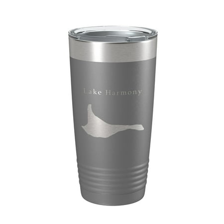 Lake Harmony Map Tumbler Travel Mug Insulated Laser Engraved Coffee Cup Pennsylvania 20 oz Dark Gray
Lake Harmony Map Tumbler Travel Mug Insulated Laser Engraved Coffee Cup Pennsylvania 20 oz Dark Gray