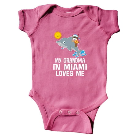 Inktastic Grandma in Miami Florida Loves Me Gift Baby Boy or Baby Girl Bodysuit
Inktastic Grandma in Miami Florida Loves Me Gift Baby Boy or Baby Girl Bodysuit