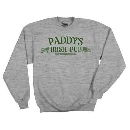 Ripple Junction It's Always Sunny in Philadelphia Paddy's Pub Logo Adult Sweatshirt 2XL Heather Grey