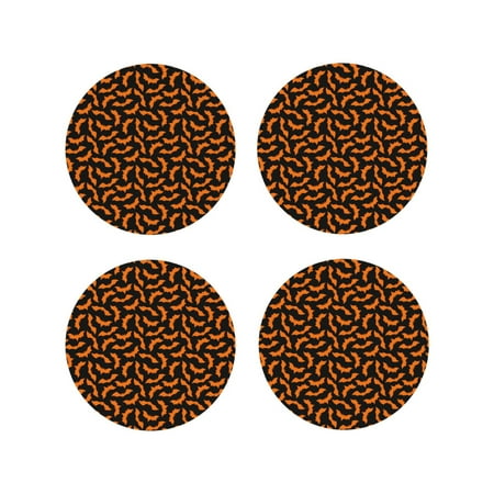 Yiaed Halloween Bat Print Leather Coasters for Drinks - Cup Coasters Coffee Table Kitchen Table Bar Home & Office Gifts Handmade Drink Coasters-Round Shape
Yiaed Halloween Bat Print Leather Coasters for Drinks - Cup Coasters Coffee Table Kitchen Table Bar Home & Office Gifts Handmade Drink Coasters-Round Shape