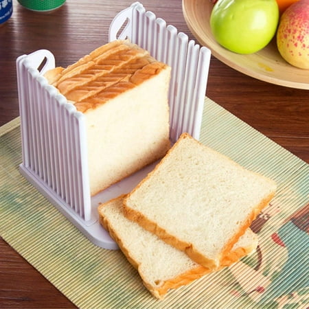 1 Pack Bread Slicer Adjustable Bread Slicer Toast Slicer Toast Cutting Guide Folding and Handed Bread Machine Bread Maker for Homemade Sandwich Bread Bagel
1 Pack Bread Slicer Adjustable Bread Slicer Toast Slicer Toast Cutting Guide Folding and Handed Bread Machine Bread Maker for Homemade Sandwich Bread Bagel