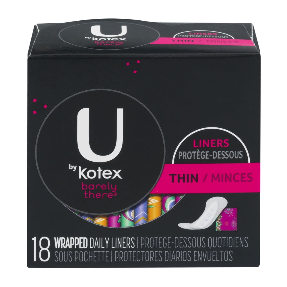 U By Kotex Lightdays Liners Long 96 CT