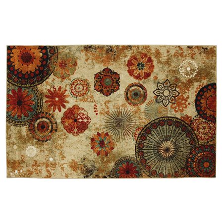 Furniture of America Ralleigh 7'7" x 10' Area Rug in Beige
