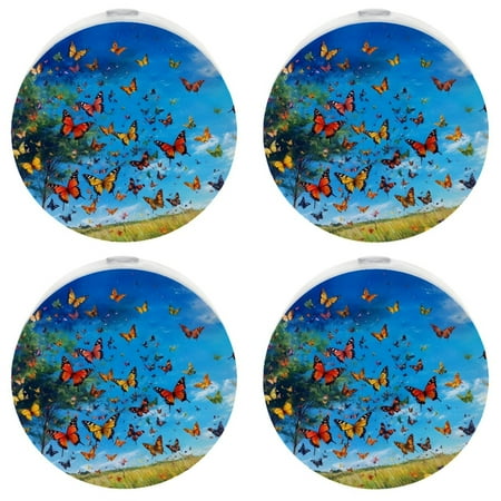 Plug in Led Night Light with Auto Dusk to Dawn Sensor White Nightlights for Hallway Bedroom Kids Room Kitchen Stairway 4 Pack Galaxy Retro Rainbow Butterfly
Plug in Led Night Light with Auto Dusk to Dawn Sensor White Nightlights for Hallway Bedroom Kids Room Kitchen Stairway 4 Pack Galaxy Retro Rainbow Butterfly