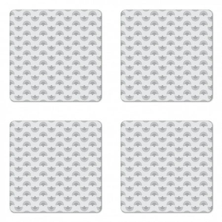 Geometric Coaster Set of 4 Japanese Traditional Fan Pattern in Pale Colored Image Ornamental Abstract Art Square Hardboard Gloss Coasters Standard Size Grey Beige by Ambesonne
Geometric Coaster Set of 4 Japanese Traditional Fan Pattern in Pale Colored Image Ornamental Abstract Art Square Hardboard Gloss Coasters Standard Size Grey Beige by Ambesonne