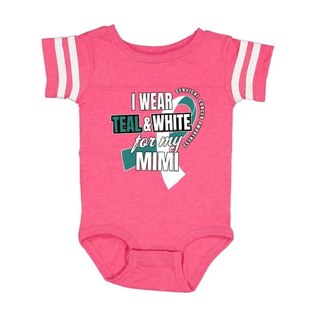 Inktastic I Wear Teal and White For My Mimi Cervical Cancer Awareness Gift Baby Boy or Baby Girl Bodysuit
Inktastic I Wear Teal and White For My Mimi Cervical Cancer Awareness Gift Baby Boy or Baby Girl Bodysuit