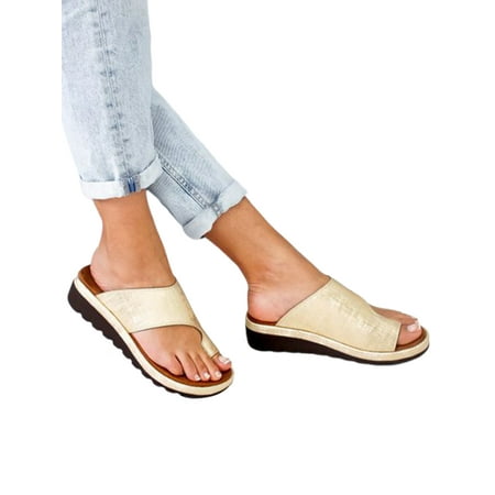 Daeful Ladies Slide Sandal Slip On Slides Summer Wedge Sandals Leopard Print Backless Casual Shoes Women Comfort Shoe Gold 6.5
Daeful Ladies Slide Sandal Slip On Slides Summer Wedge Sandals Leopard Print Backless Casual Shoes Women Comfort Shoe Gold 6.5