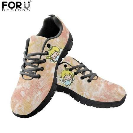 Breathable Air Mesh Flats Shoes for Women Cute Cartoon Angel Pattern Ladiess Lace-up Sneakers Wear-resistant Sneaker
Breathable Air Mesh Flats Shoes for Women Cute Cartoon Angel Pattern Ladiess Lace-up Sneakers Wear-resistant Sneaker