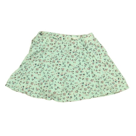 Pre-owned Epic Threads Girls Aqua | Red | Blue Floral Skirt size: 4T