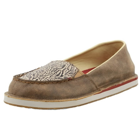 Twisted X Women s Slip on Loafer Bomber/Light Taupe 5.5 M