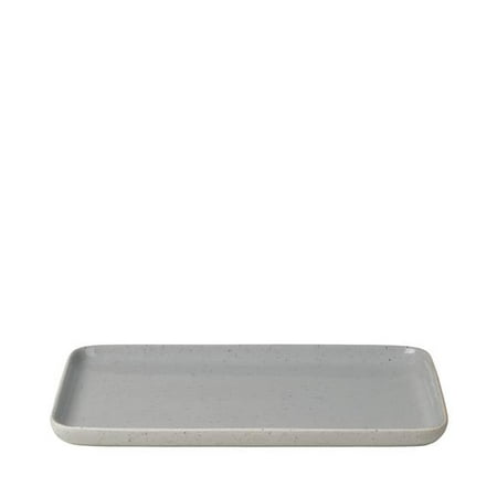 Blomus 64315.4 5.8 x 8.3 in. Sablo Snack Plate Stone - Pack of 4