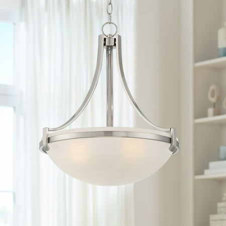 Regency Hill Mallot Brushed Nickel Pendant Chandelier 20 Wide Industrial Champagne Glass Bowl Shade 4-Light Fixture for Dining Room Kitchen Island
Regency Hill Mallot Brushed Nickel Pendant Chandelier 20 Wide Industrial Champagne Glass Bowl Shade 4-Light Fixture for Dining Room Kitchen Island