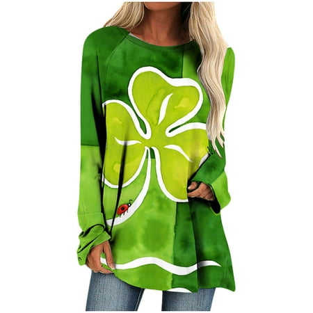 Off The Shoulder Tops For Women Women Fashion St. Patrick s Day Printed Loose Tops Long Sleeve T-Shirts Crewneck Blouse Bustier Tops For Women
Off The Shoulder Tops For Women Women Fashion St. Patrick s Day Printed Loose Tops Long Sleeve T-Shirts Crewneck Blouse Bustier Tops For Women