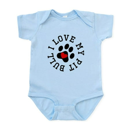 CafePress - I Love My Pit Bull Body Suit - Baby Light Bodysuit Size Newborn - 24 Months
CafePress - I Love My Pit Bull Body Suit - Baby Light Bodysuit Size Newborn - 24 Months