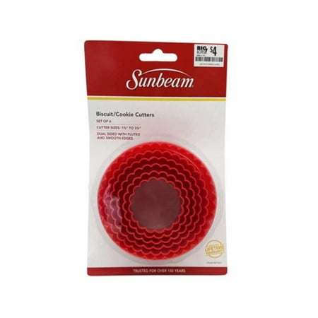 Kole Imports AA646-56 Sunbeam Biscuit & Cookie Cutters on Clip Strip Set of 6 - Pack of 56
Kole Imports AA646-56 Sunbeam Biscuit & Cookie Cutters on Clip Strip Set of 6 - Pack of 56