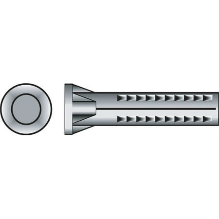Hillman .19 in. D X 1-1/2 in. L Lead Round Head Concrete Screw Anchor 100 pk