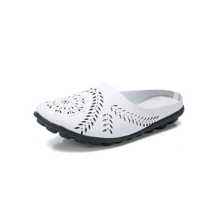 Woobling Women Sandals Hollow Out Flat Sandal Slip On Mules Daily Flats Breathable Casual Shoes Closed Toe Lightweight Footbeds White 7.5
Woobling Women Sandals Hollow Out Flat Sandal Slip On Mules Daily Flats Breathable Casual Shoes Closed Toe Lightweight Footbeds White 7.5