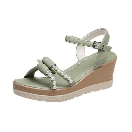 Vuygyu Women s Summer Fashion One Line Buckle Roman Wedge Sandals Pearl Platform Sandals Espadrille Sandals for Women Active Sandals Women Comfortable Sandals for Women Wide Width Beach Sandals Women
Vuygyu Women s Summer Fashion One Line Buckle Roman Wedge Sandals Pearl Platform Sandals Espadrille Sandals for Women Active Sandals Women Comfortable Sandals for Women Wide Width Beach Sandals Women