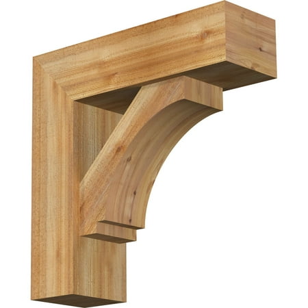 8 W x 26 D x 26 H Imperial Block Rough Sawn Bracket w/ Offset Brace Western Red Cedar
8 W x 26 D x 26 H Imperial Block Rough Sawn Bracket w/ Offset Brace Western Red Cedar