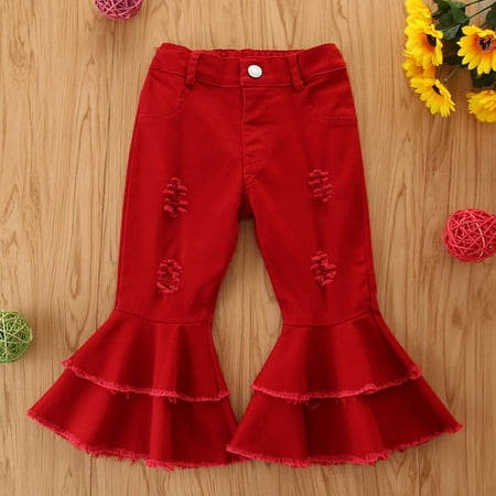 Simplmasygenix Children s Day Baby Romper Clearance Toddler Kids Baby Girls Solid High Waist Denim Ripped Bell Bottoms Jeans
Simplmasygenix Children s Day Baby Romper Clearance Toddler Kids Baby Girls Solid High Waist Denim Ripped Bell Bottoms Jeans