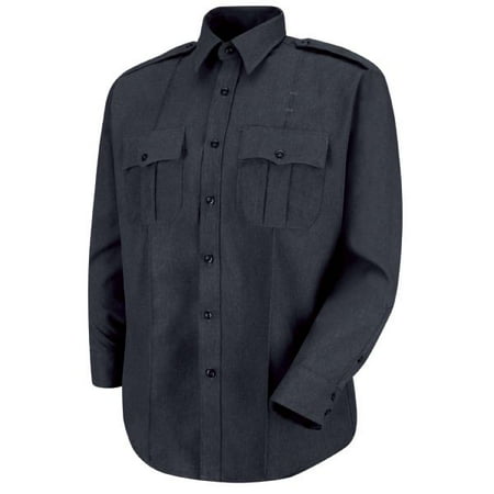 (Price/Pcs)Horace Small HS11-4 Men's Sentry Plus Long Sleeve Shirt-Dark Navy-15-32