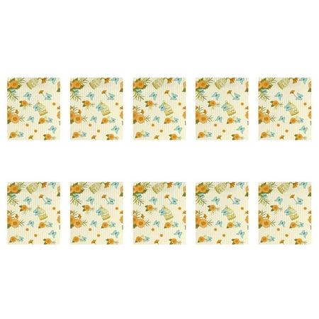 Profit Pack of 10 Dishcloth Multiple Patterns Microfiber Absorbent Household Supply Cleaning Cloth Kitchen Supplies Dish Towels Blue Insect
Profit Pack of 10 Dishcloth Multiple Patterns Microfiber Absorbent Household Supply Cleaning Cloth Kitchen Supplies Dish Towels Blue Insect
