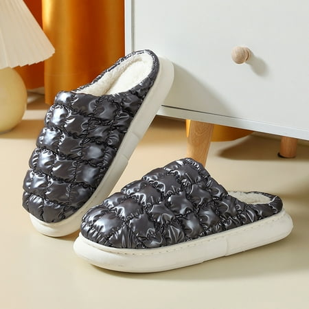 Cathalem Home Slippers for Men Rubber Men Warm Slippers Home Winter Cotton Slippers Fashion Cute Warm Extra Wide Slippers Men Grey 10.5
Cathalem Home Slippers for Men Rubber Men Warm Slippers Home Winter Cotton Slippers Fashion Cute Warm Extra Wide Slippers Men Grey 10.5