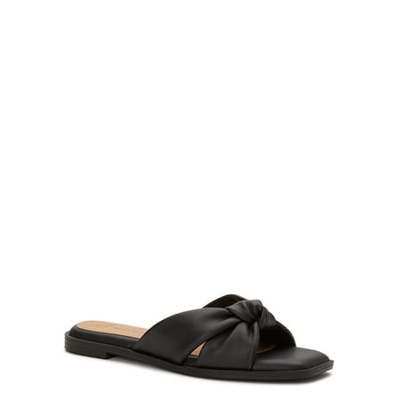 Time and Tru Women s Two Band Knot Sandals