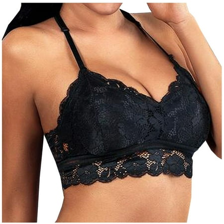 SBYOJLPB Fashion Woman S Lace Beauty Back Solid Strap Wrap Hollow Out Bra Underwear (Black)
SBYOJLPB Fashion Woman S Lace Beauty Back Solid Strap Wrap Hollow Out Bra Underwear (Black)