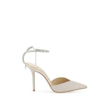 Jimmy Choo Saeda Pumps With Glitter And Crystals Women