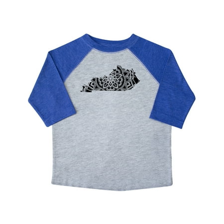 Inktastic Kentucky Silhouette Mandala Gift Toddler Boy or Toddler Girl T-Shirt