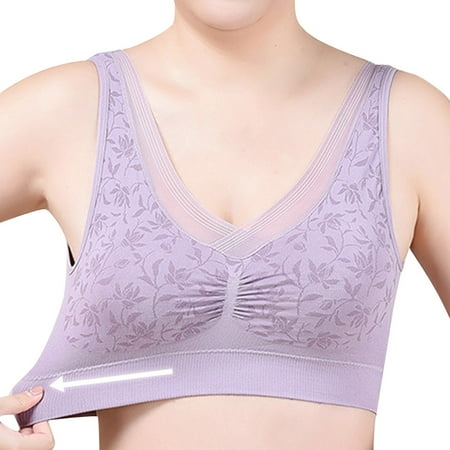 PEASKJP Nursing Bras Non-Slip Lace Minimizer Bras for Women Full Coverage Underwire Minimizing Plunge Bra Women s Lingerie X-L Purple
PEASKJP Nursing Bras Non-Slip Lace Minimizer Bras for Women Full Coverage Underwire Minimizing Plunge Bra Women s Lingerie X-L Purple