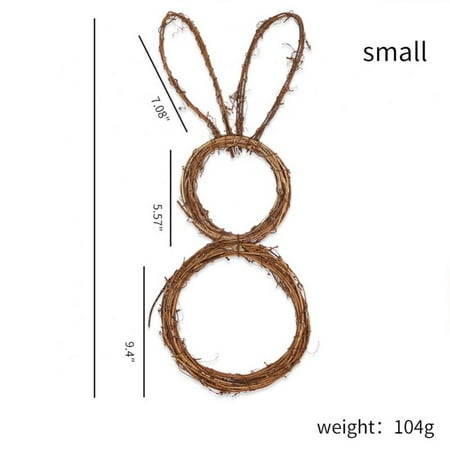 Easter DIY Garland Bunny Rattan Circle Foldable Rattan Bunny Pendant Easter Bunny Wreath Natural Material Durable
Easter DIY Garland Bunny Rattan Circle Foldable Rattan Bunny Pendant Easter Bunny Wreath Natural Material Durable