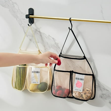 Chicmine Vegetable Mesh Bag Reusable Hanging Hollow Out See-through Breathable Storage Large Capacity Ginger Ginger Fruit Storage Net Pouch Kitchen Stuff
Chicmine Vegetable Mesh Bag Reusable Hanging Hollow Out See-through Breathable Storage Large Capacity Ginger Ginger Fruit Storage Net Pouch Kitchen Stuff