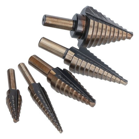 Mavis Laven Stepped Drill Bit High Durability Step Drill Bit For Wood Plastic For Steel Brass For Garden
Mavis Laven Stepped Drill Bit High Durability Step Drill Bit For Wood Plastic For Steel Brass For Garden