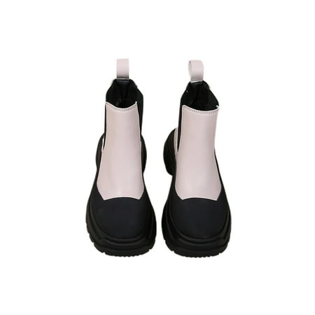 Wazshop Womens Chelsea Boot Plush Lining Work Shoes Pull On Elastic Ankle Boots Breathable Mid Heel Winter Shoe Women Short Booties Low Calf Casual Plush Lining Beige 4.5
Wazshop Womens Chelsea Boot Plush Lining Work Shoes Pull On Elastic Ankle Boots Breathable Mid Heel Winter Shoe Women Short Booties Low Calf Casual Plush Lining Beige 4.5