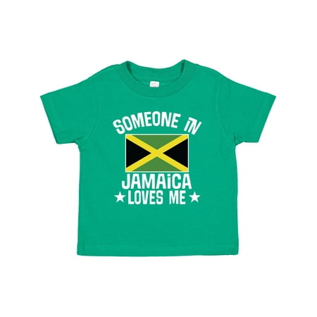 Inktastic Someone in Jamaica Loves Me Gift Toddler Boy or Toddler Girl T-Shirt