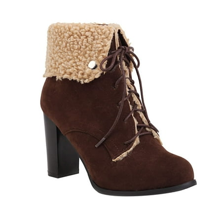 Stamzod Clearance Womens Fashion Solid Bandage Boots Women Round Head High Heel Boots Shoes
Stamzod Clearance Womens Fashion Solid Bandage Boots Women Round Head High Heel Boots Shoes