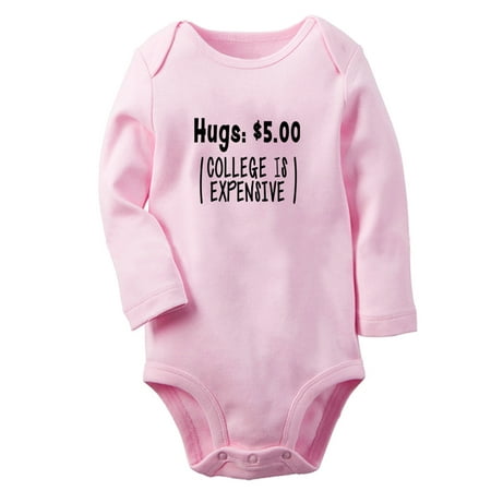 Hugs 5.00 Dollars (College Is Expensive) Funny Rompers Newborn Baby Unisex Bodysuits Infant Jumpsuits Toddler 0-12 Months Kids Long Sleeves Oufits (Pink 6-12 Months)
Hugs 5.00 Dollars (College Is Expensive) Funny Rompers Newborn Baby Unisex Bodysuits Infant Jumpsuits Toddler 0-12 Months Kids Long Sleeves Oufits (Pink 6-12 Months)
