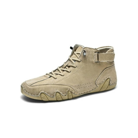 SIMANLAN Men Comfort Booties Non Slip Lace Up Casual Shoes Work Mid Top Ankle Boot Pure Khaki 11
SIMANLAN Men Comfort Booties Non Slip Lace Up Casual Shoes Work Mid Top Ankle Boot Pure Khaki 11