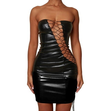 MINZON Leather Dress Womens 2023 Summer New Bra Tie up Waist Wrap Womens Dress
MINZON Leather Dress Womens 2023 Summer New Bra Tie up Waist Wrap Womens Dress