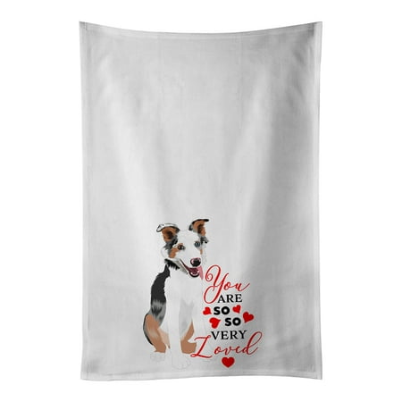 Australian Shepherd Blue Merle Puppy #2 so Loved White Kitchen Towel Set of 2 19 in x 28 in
Australian Shepherd Blue Merle Puppy #2 so Loved White Kitchen Towel Set of 2 19 in x 28 in