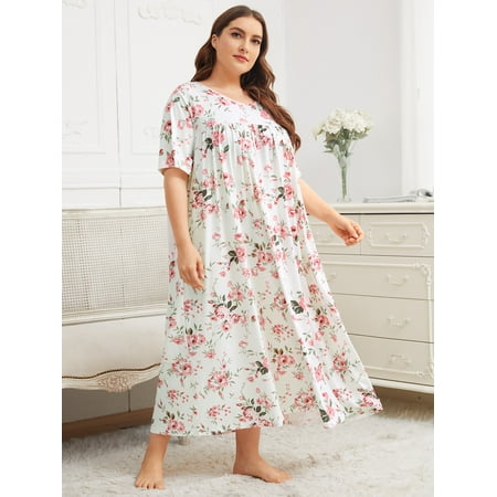 Multicolor Casual Women s Plus Allover Floral Print Nightdress 2XL(16) Y22001D
Multicolor Casual Women s Plus Allover Floral Print Nightdress 2XL(16) Y22001D