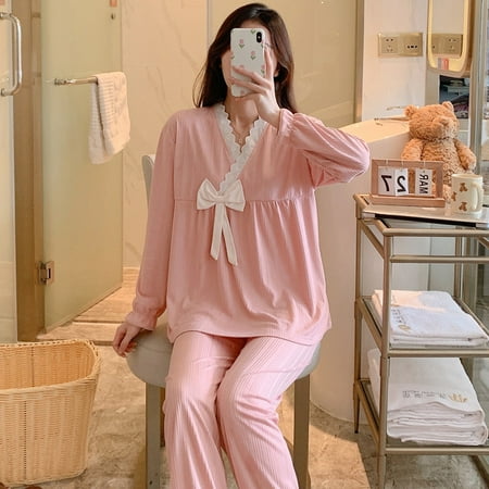DanceeMangoo WAVMIT New Women Pyjamas Bow Cute Long Tops Set Lace Young Girl Pajamas Sets NightSuit Girl Sleepwear Sets Women Home Wear
DanceeMangoo WAVMIT New Women Pyjamas Bow Cute Long Tops Set Lace Young Girl Pajamas Sets NightSuit Girl Sleepwear Sets Women Home Wear